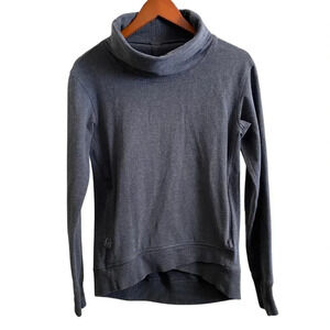 Lululemon Turtleneck Pullover Hidden Pockets Thumb Holes Gray Size 4